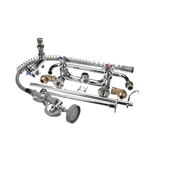 (image for) T&S Brass B-0279 BIG-FLO PRE-RINSE UNIT: 8 WALL MOUNT, AD